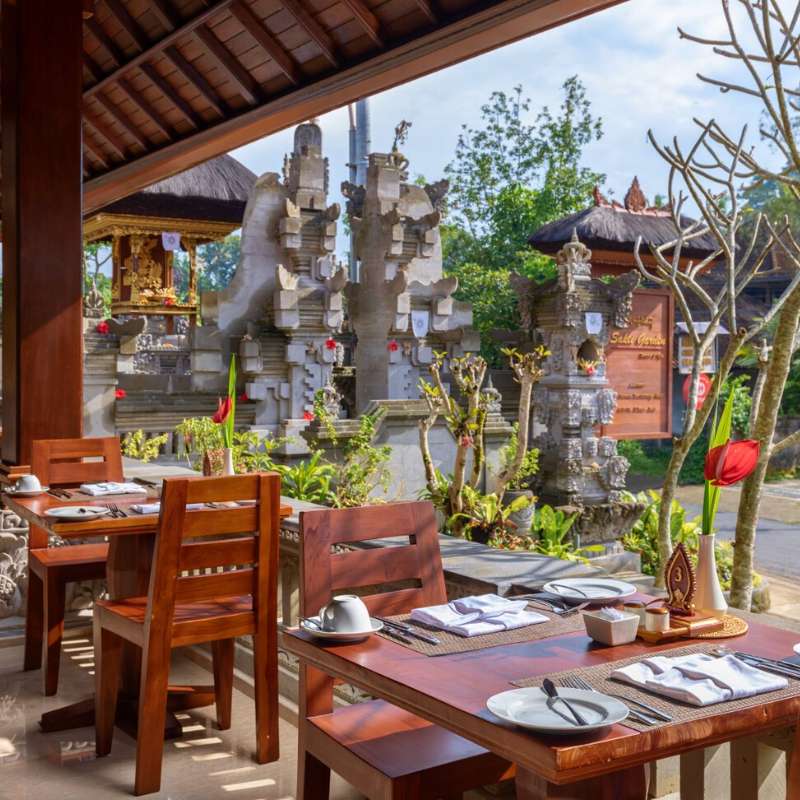 The Sakti Garden Resort & Spa Sakti Garden Dinning area